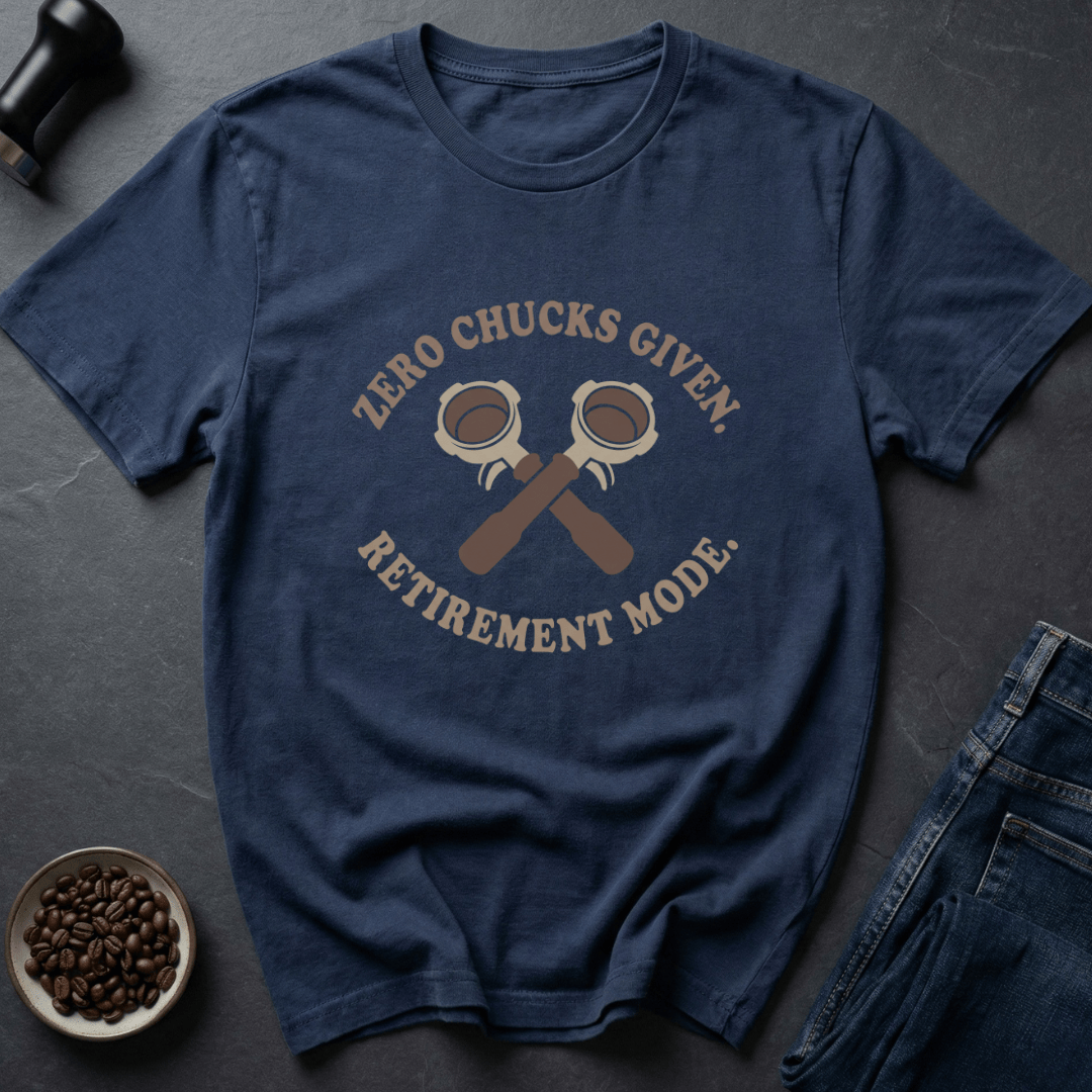 Coffee graphic Retired Mood T-Shirt in by Caffeine Dept