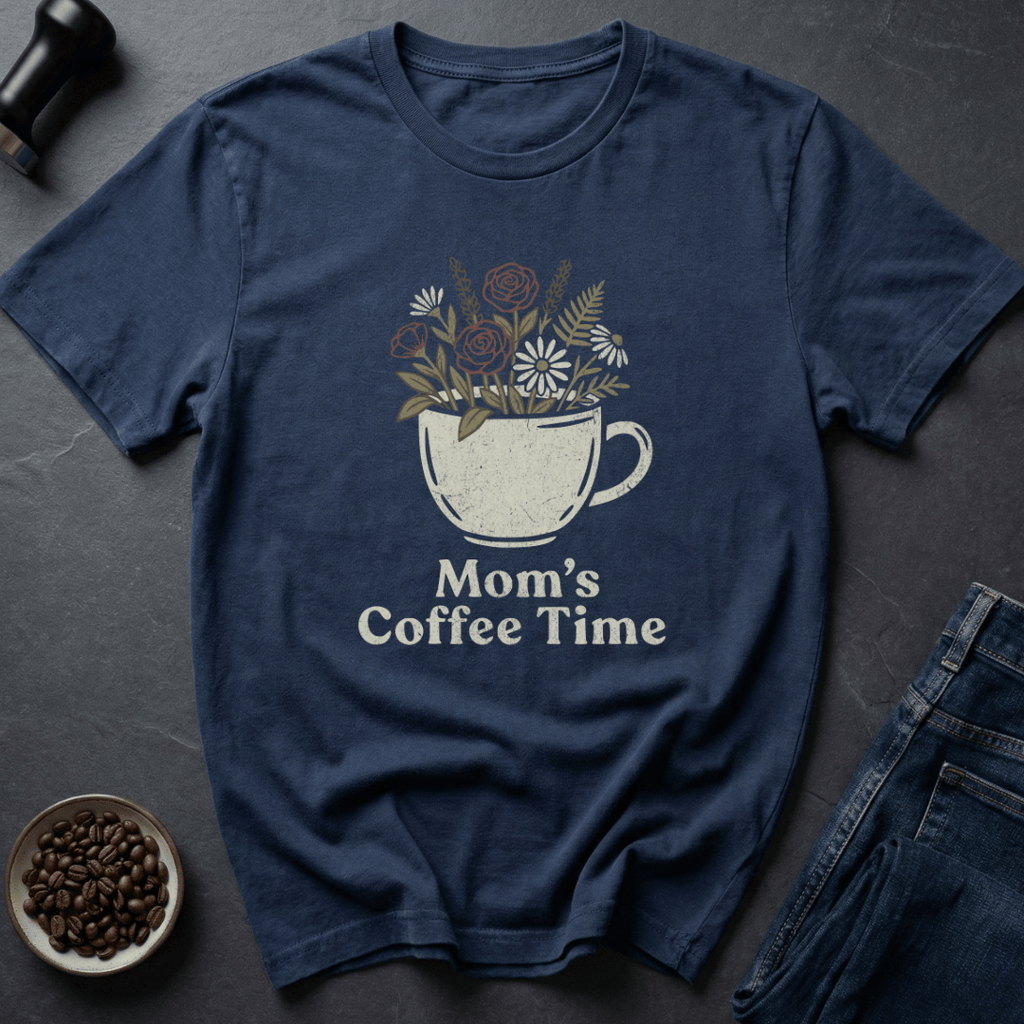 Coffee graphic Mom’s Coffee T-Shirt in by Caffeine Dept