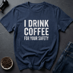 Coffee graphic Caffeine Warning T-Shirt in by Caffeine Dept