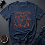 Coffee graphic Coffee League T-Shirt in by Caffeine Dept