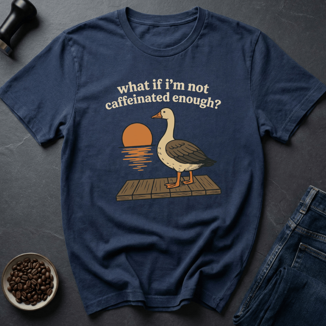 Coffee graphic Caffeine Goose T-Shirt in by Caffeine Dept