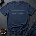 Coffee graphic Cup Functional T-Shirt in by Caffeine Dept