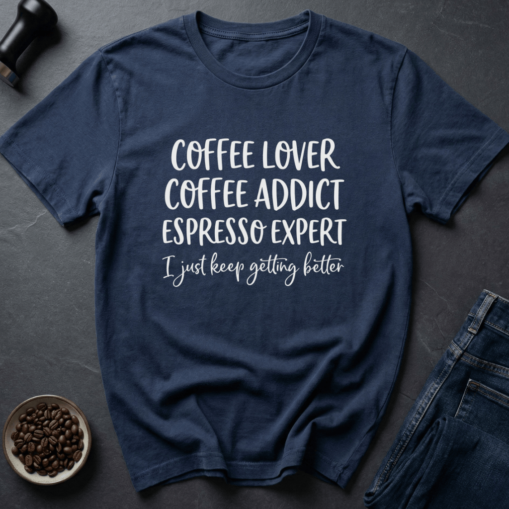 Coffee graphic Bean Boss T-Shirt in by Caffeine Dept