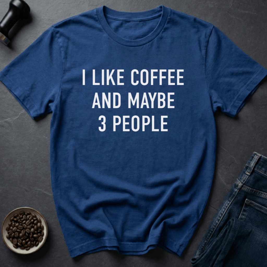 Coffee graphic I Like Coffee... T-Shirt in by Caffeine Dept