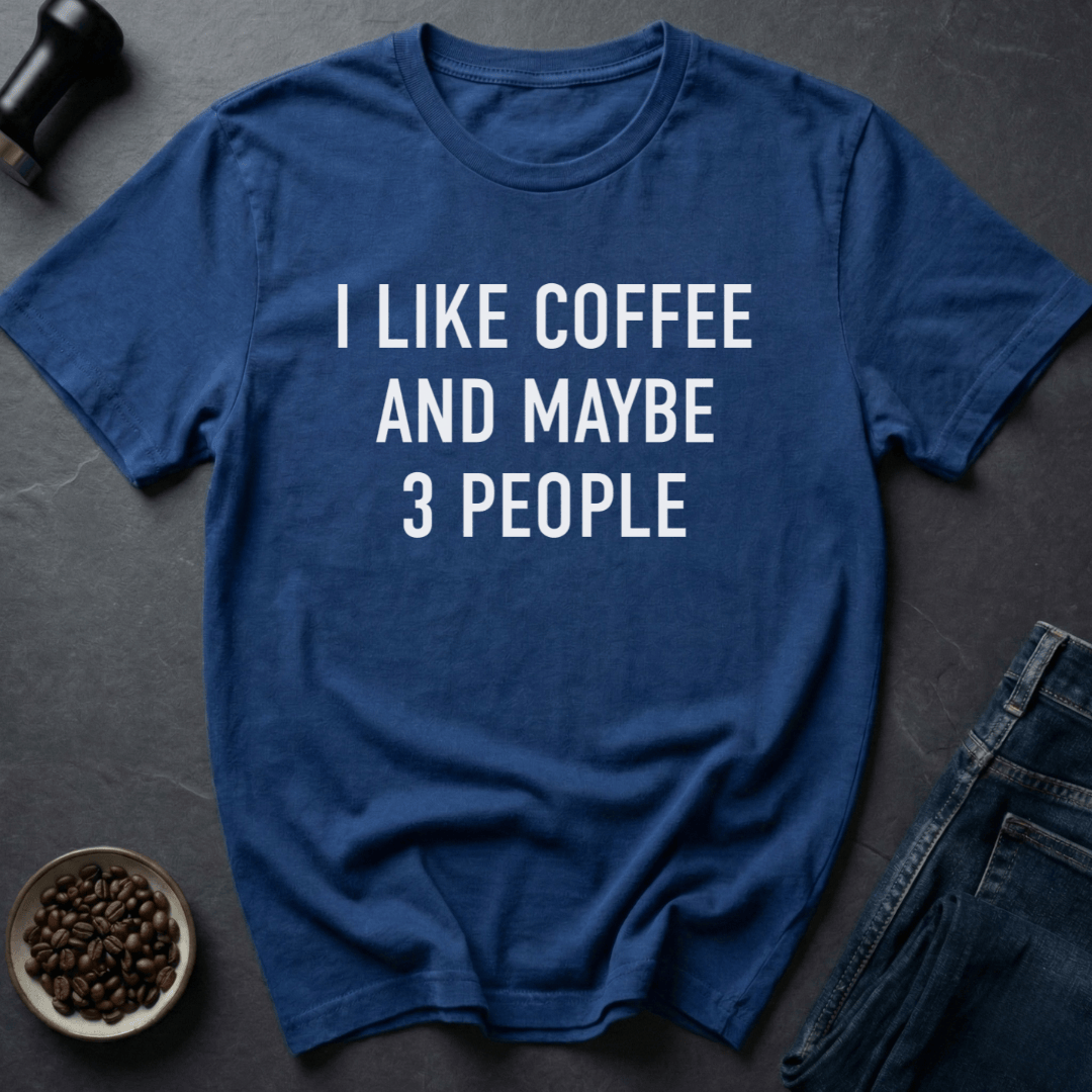 Coffee graphic I Like Coffee... T-Shirt in by Caffeine Dept