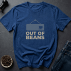 Coffee graphic Out of Beans T-Shirt in by Caffeine Dept