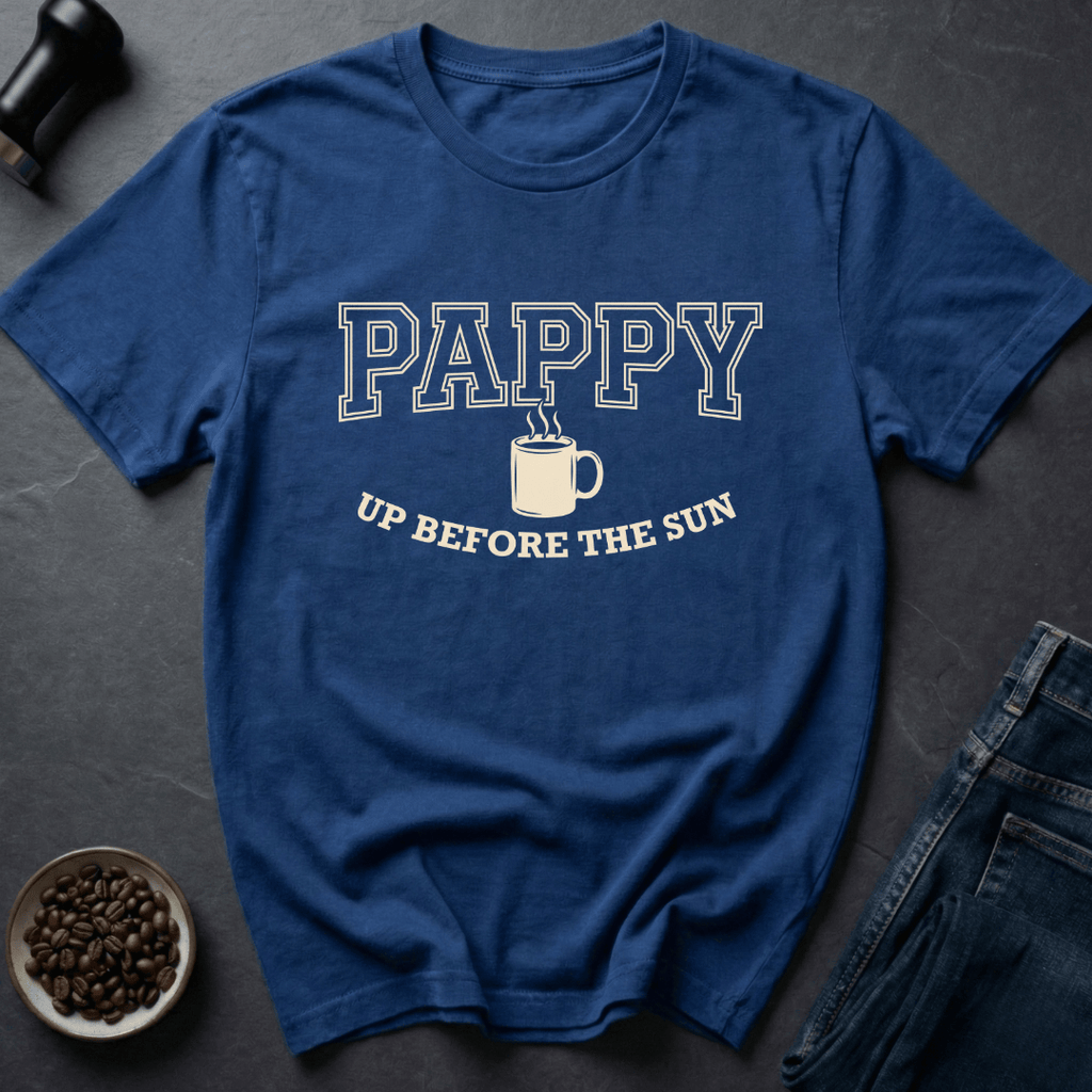 Coffee graphic Grandpa Coffee T-Shirt in by Caffeine Dept