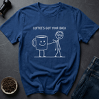 Coffee graphic Bean Support T-Shirt in by Caffeine Dept