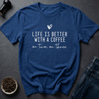 Coffee graphic More Coffee T-Shirt in by Caffeine Dept