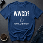 Coffee graphic Pour Wait T-Shirt in by Caffeine Dept