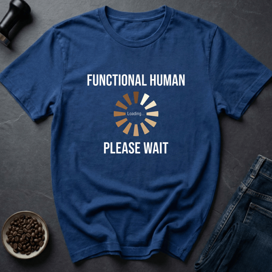 Coffee graphic Brain Buffering T-Shirt in by Caffeine Dept