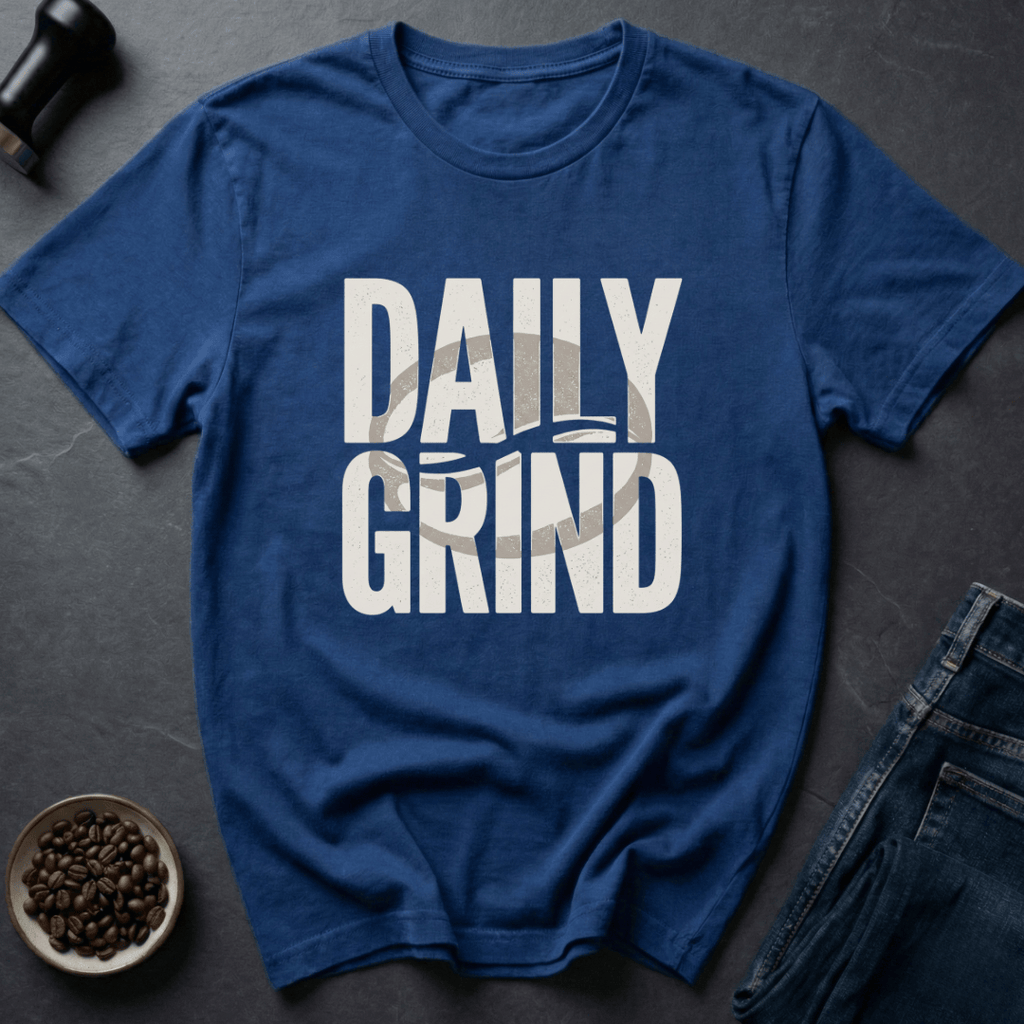 Coffee graphic Daily Grind T-Shirt in by Caffeine Dept