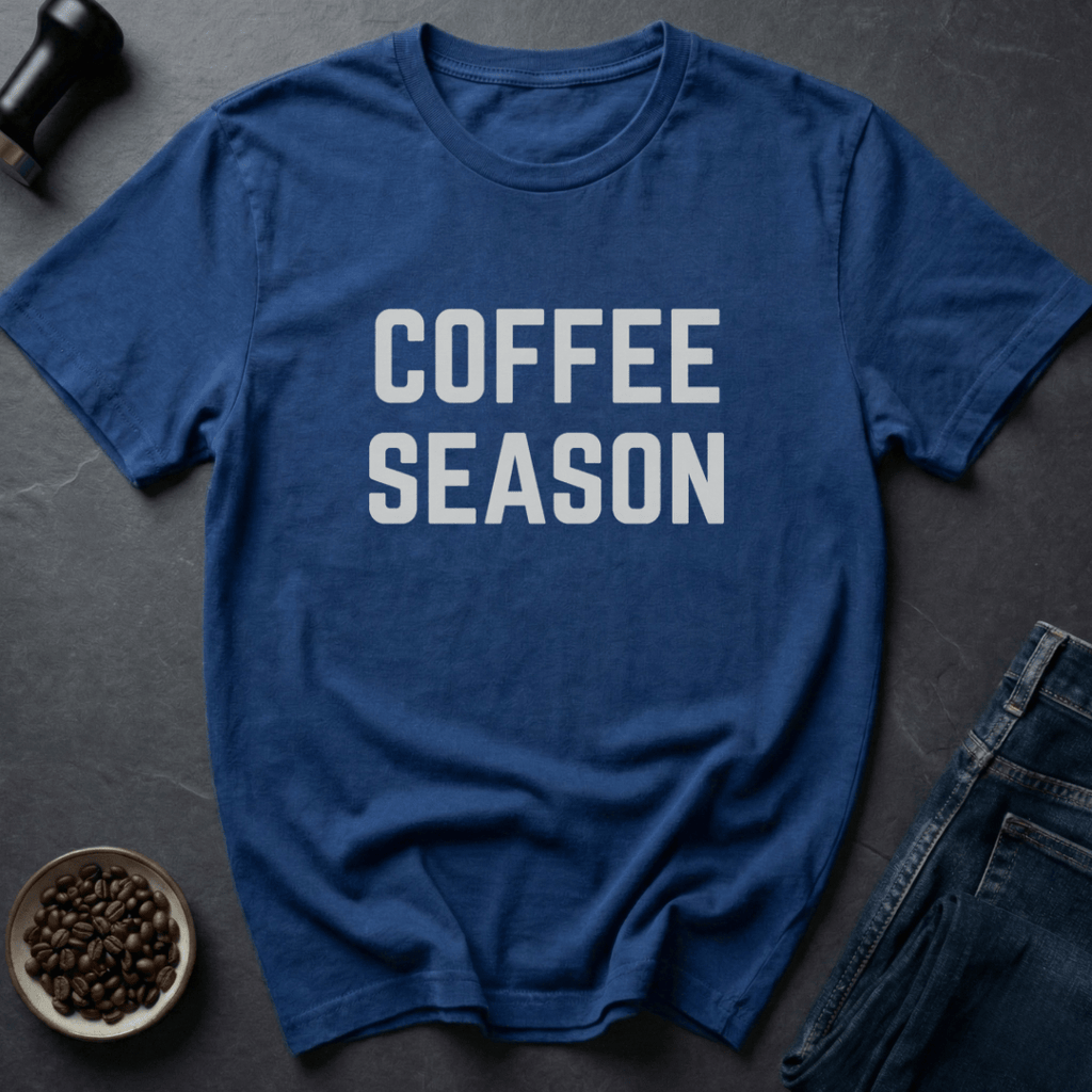 Coffee graphic Brew Season T-Shirt in by Caffeine Dept