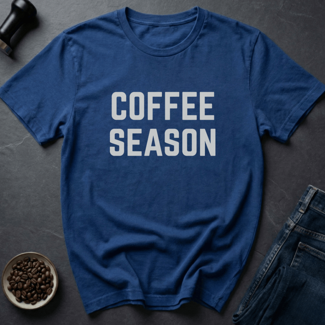 Coffee graphic Brew Season T-Shirt in by Caffeine Dept