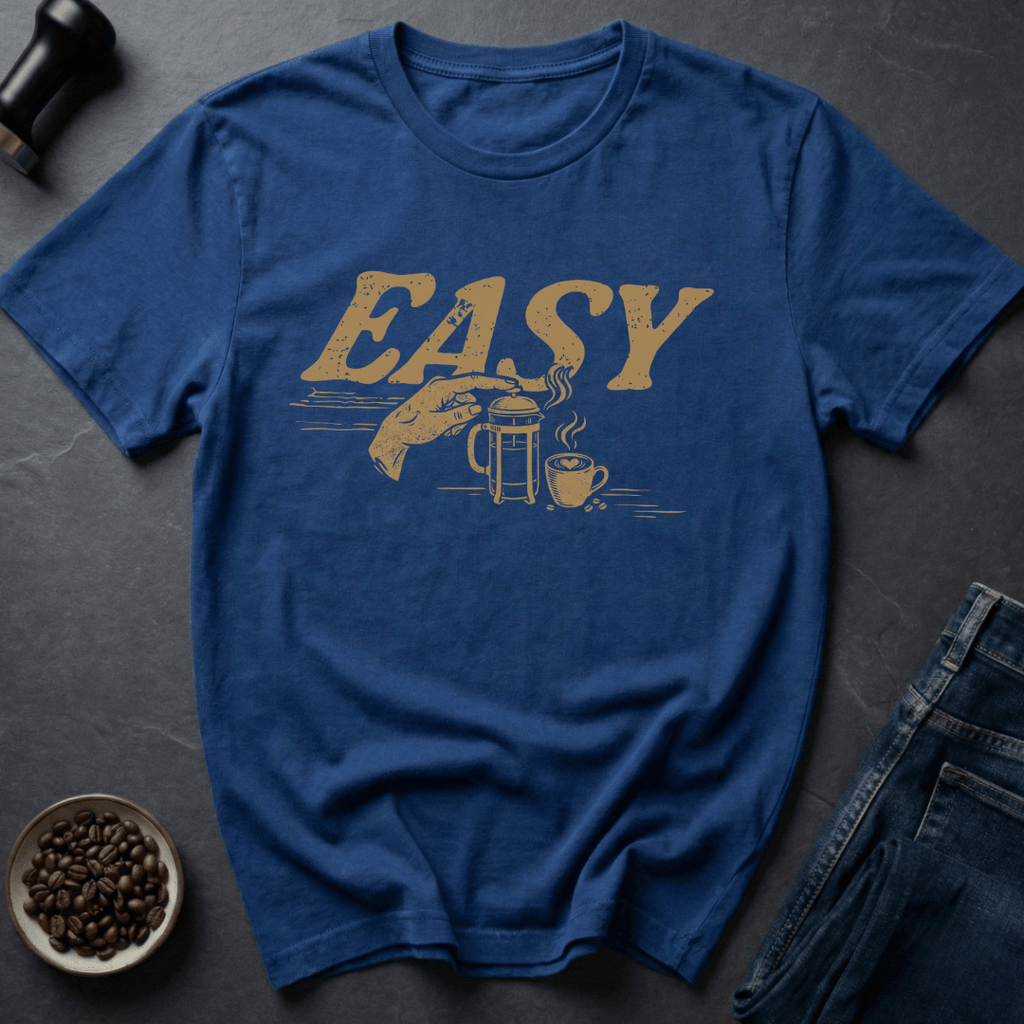 Coffee graphic Easy Brew T-Shirt in by Caffeine Dept