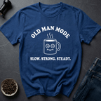 Coffee graphic Grandpa Grind T-Shirt in by Caffeine Dept