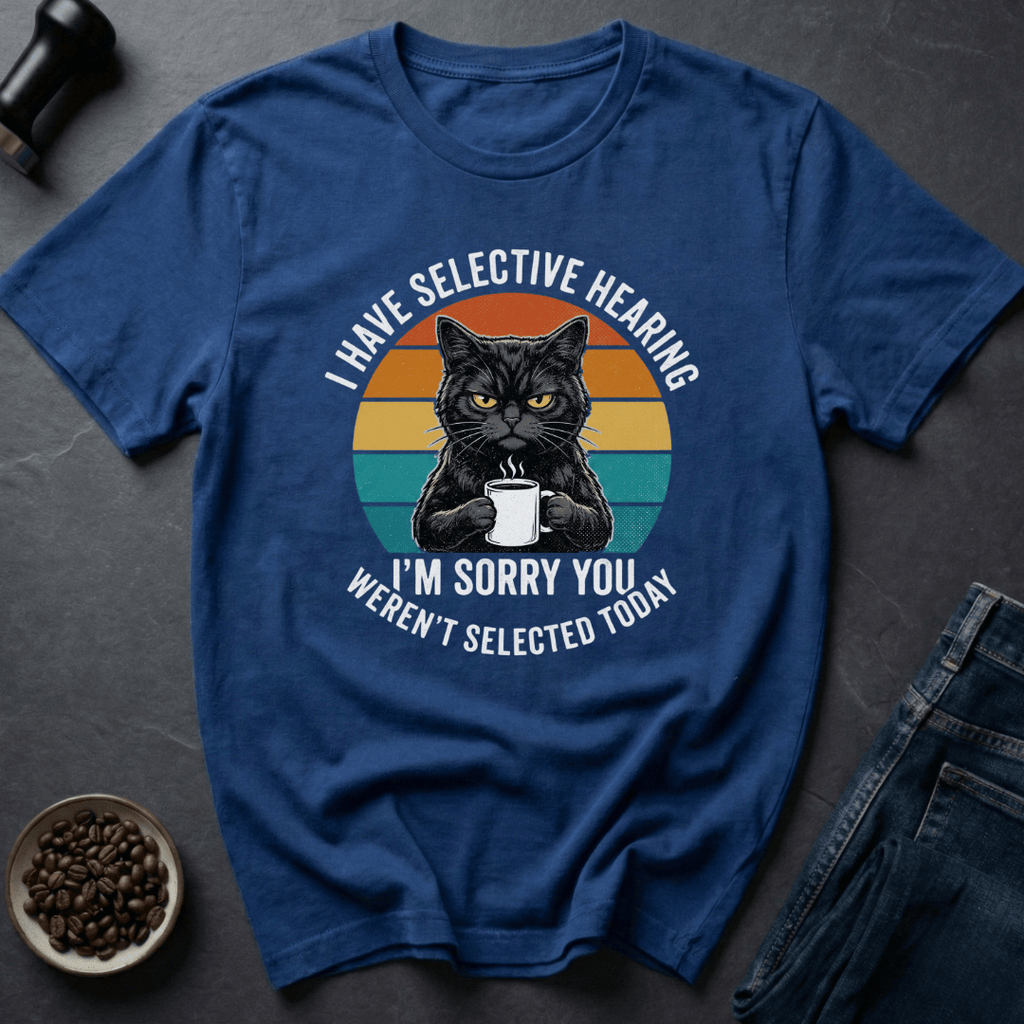 Coffee graphic Morning Attitude T-Shirt in by Caffeine Dept