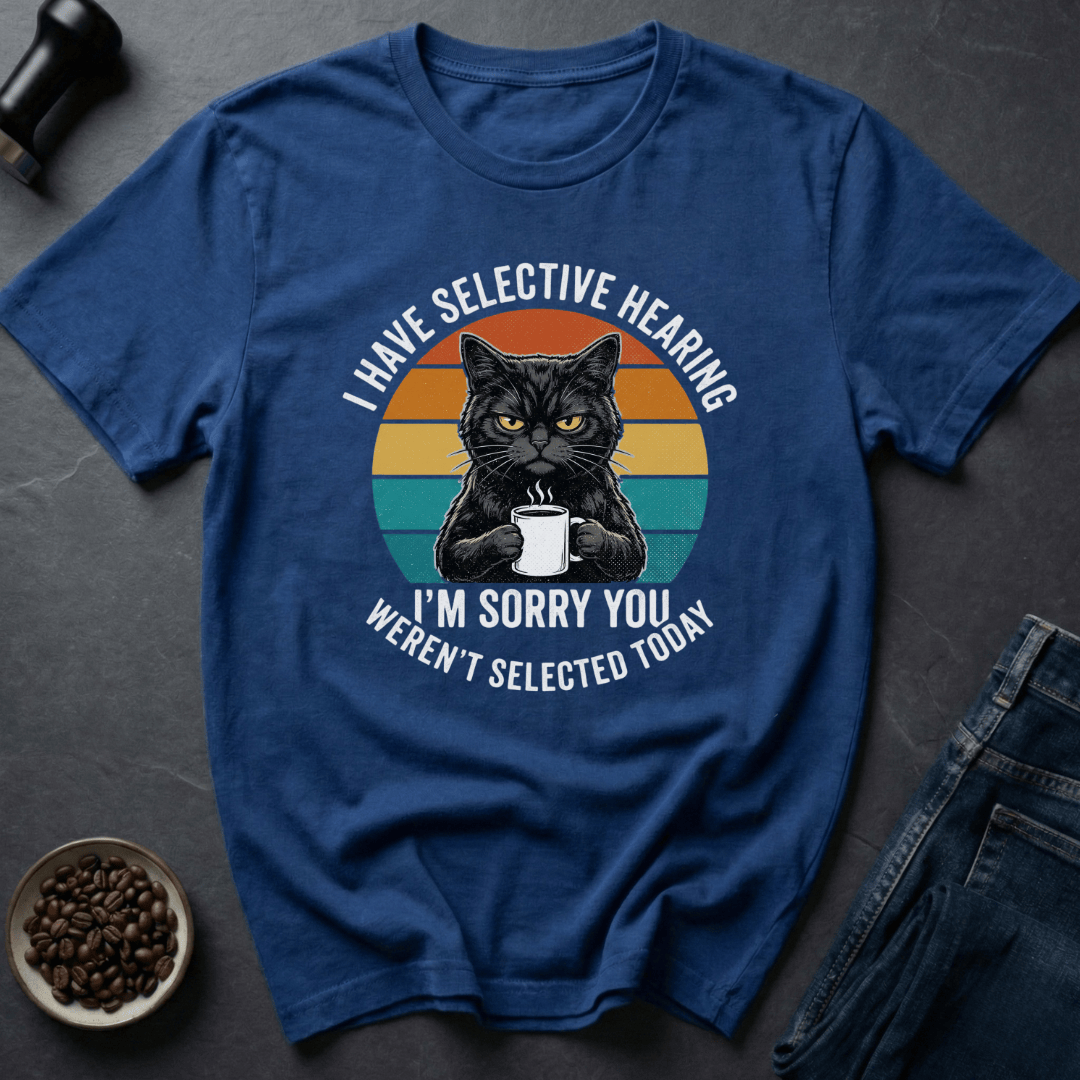 Coffee graphic Morning Attitude T-Shirt in by Caffeine Dept