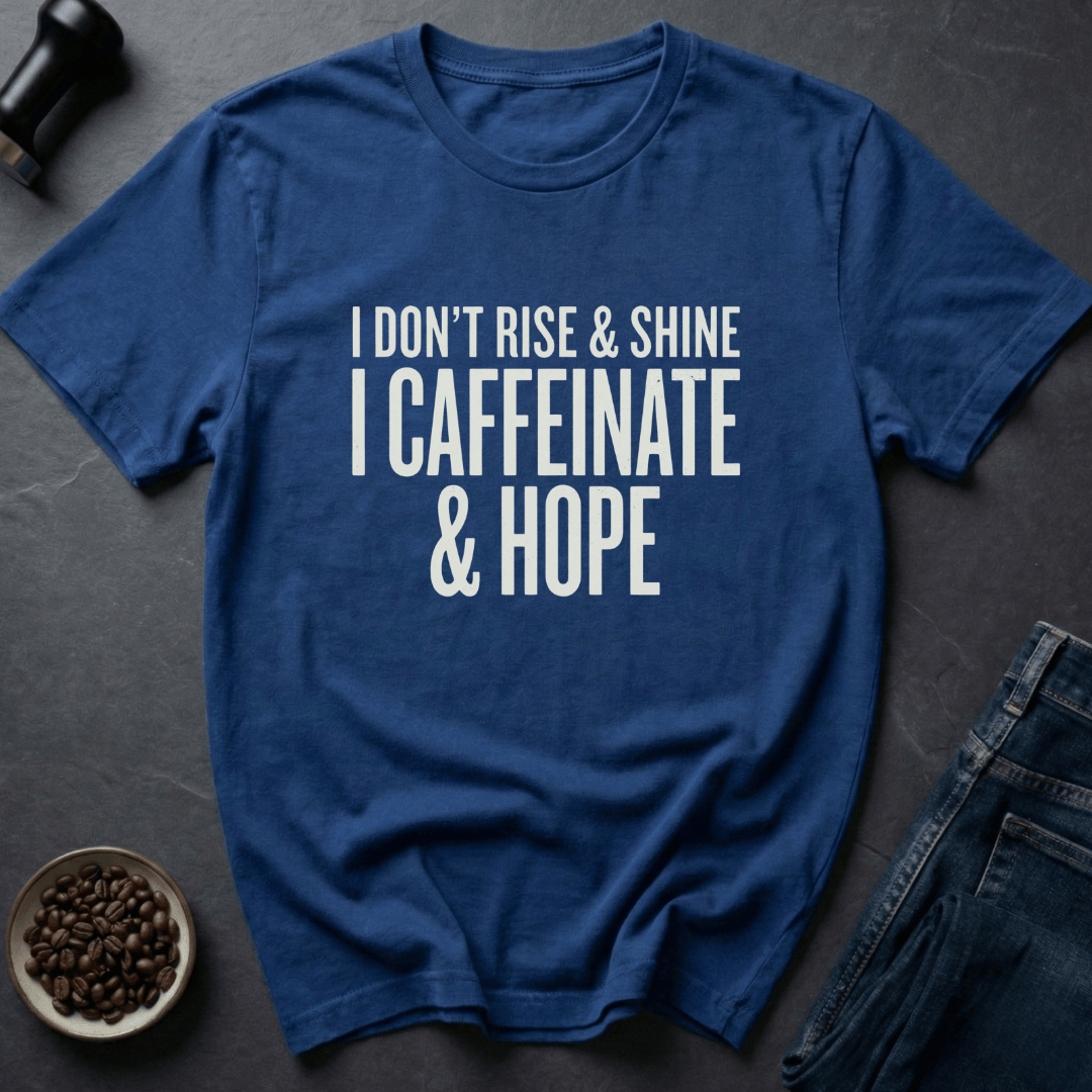 Coffee graphic Caffeinate Hope T-Shirt in by Caffeine Dept