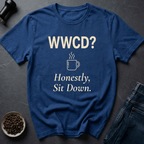 Coffee graphic Sit Down T-Shirt in by Caffeine Dept