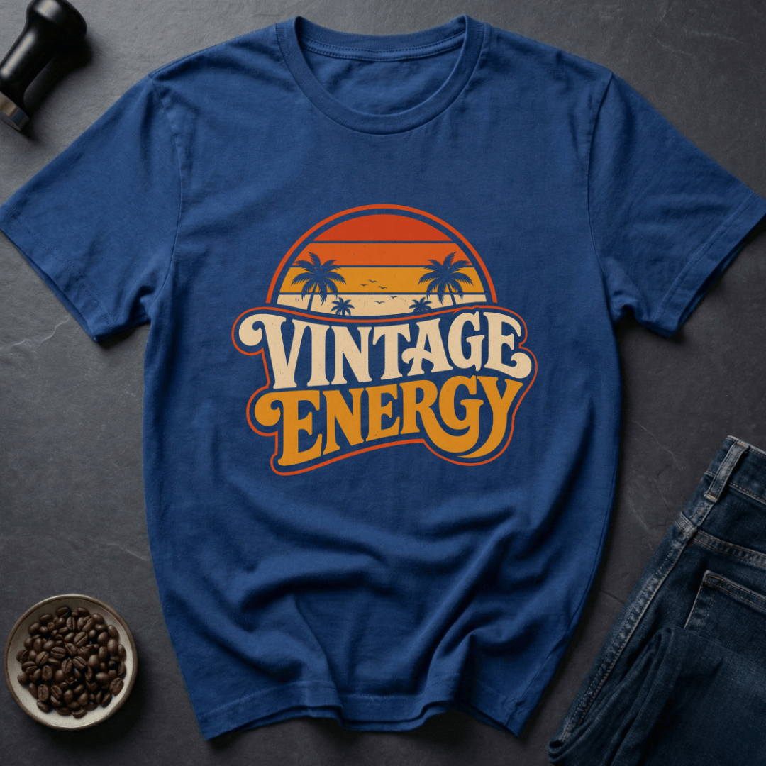 Coffee graphic Retro Power T-Shirt in by Caffeine Dept
