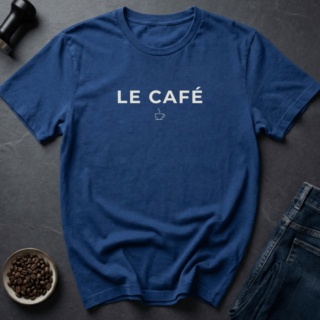 Coffee graphic Cafe Mood T-Shirt in by Caffeine Dept