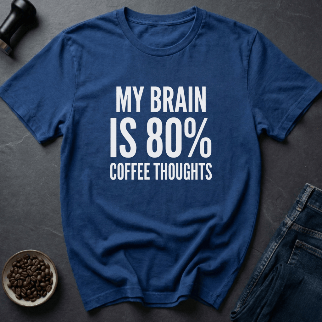 Coffee graphic Bean Powered T-Shirt in by Caffeine Dept