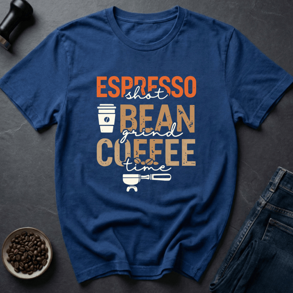 Coffee graphic Espresso Mood T-Shirt in by Caffeine Dept