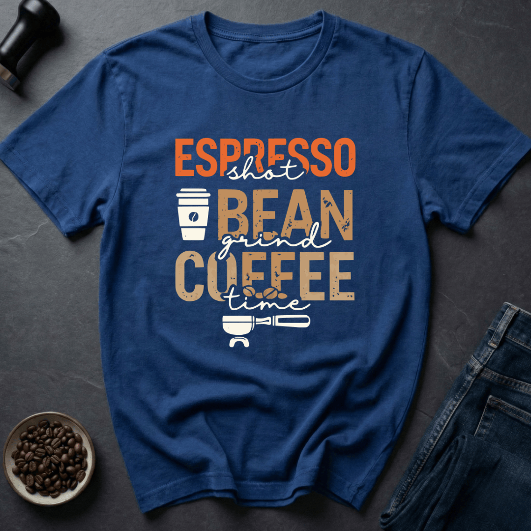 Coffee graphic Espresso Mood T-Shirt in by Caffeine Dept