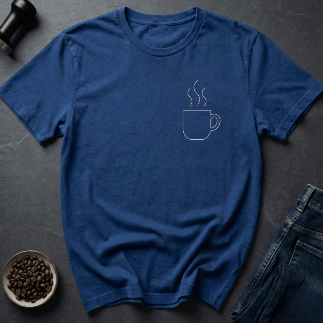 Coffee graphic Simple Sip T-Shirt in by Caffeine Dept