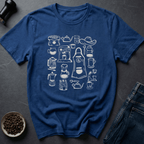 Coffee graphic Coffee Elements T-Shirt in by Caffeine Dept