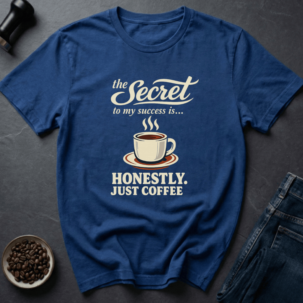 Coffee graphic Coffee Secret T-Shirt in by Caffeine Dept