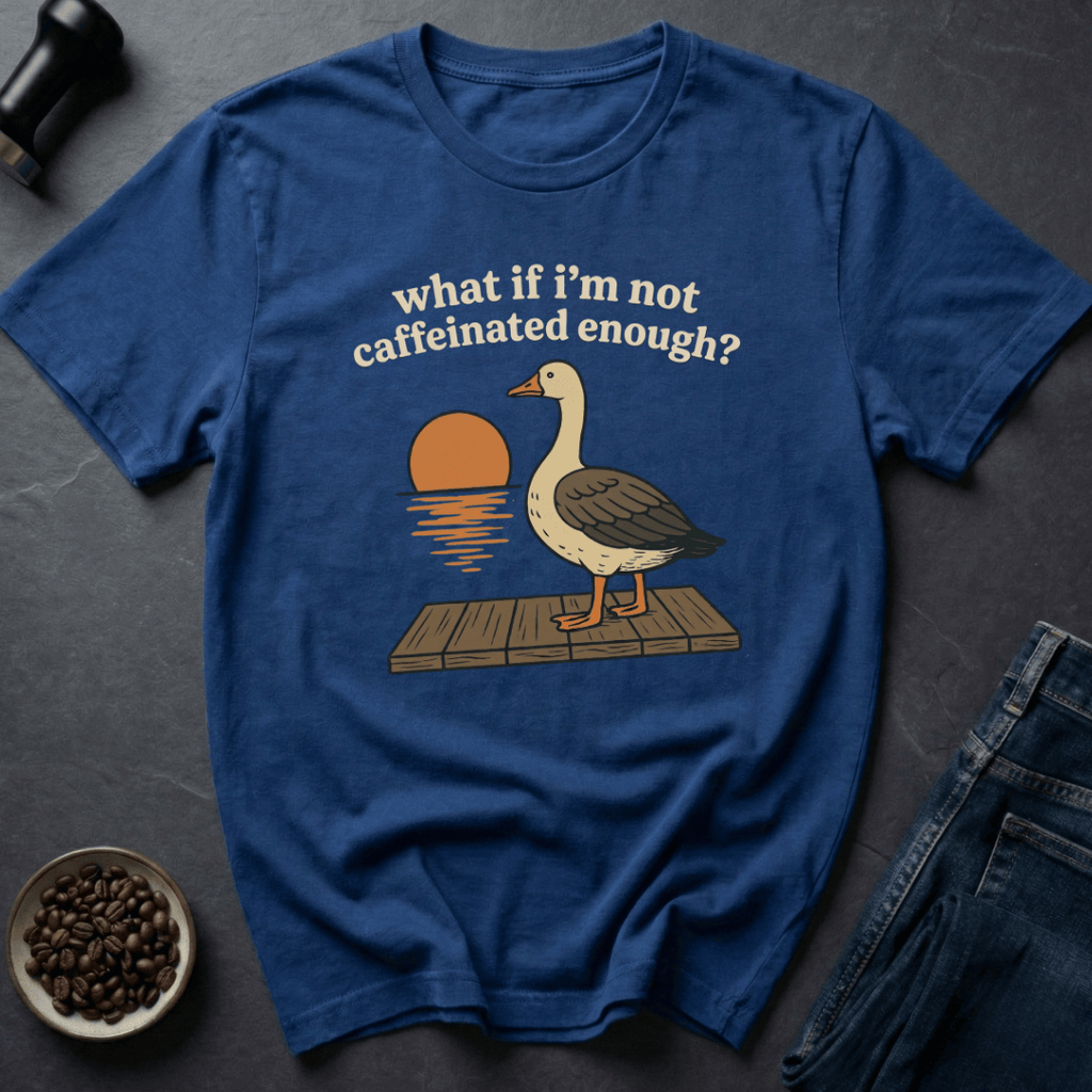 Coffee graphic Caffeine Goose T-Shirt in by Caffeine Dept