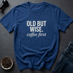 Coffee graphic Old Wise T-Shirt in by Caffeine Dept