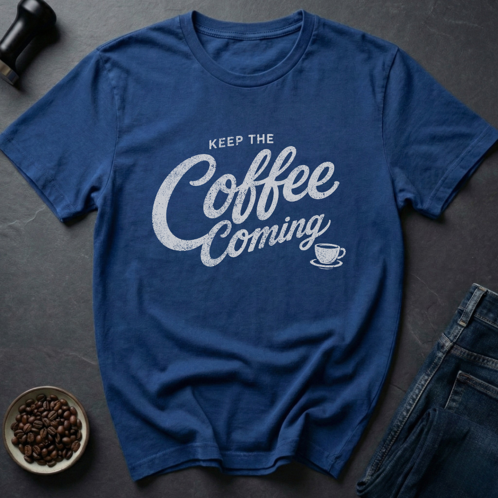 Coffee Arrives T-Shirt