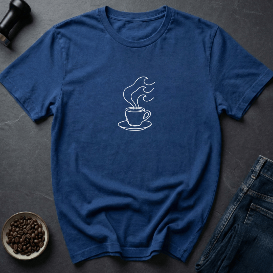 Coffee graphic Simple Brew T-Shirt in by Caffeine Dept