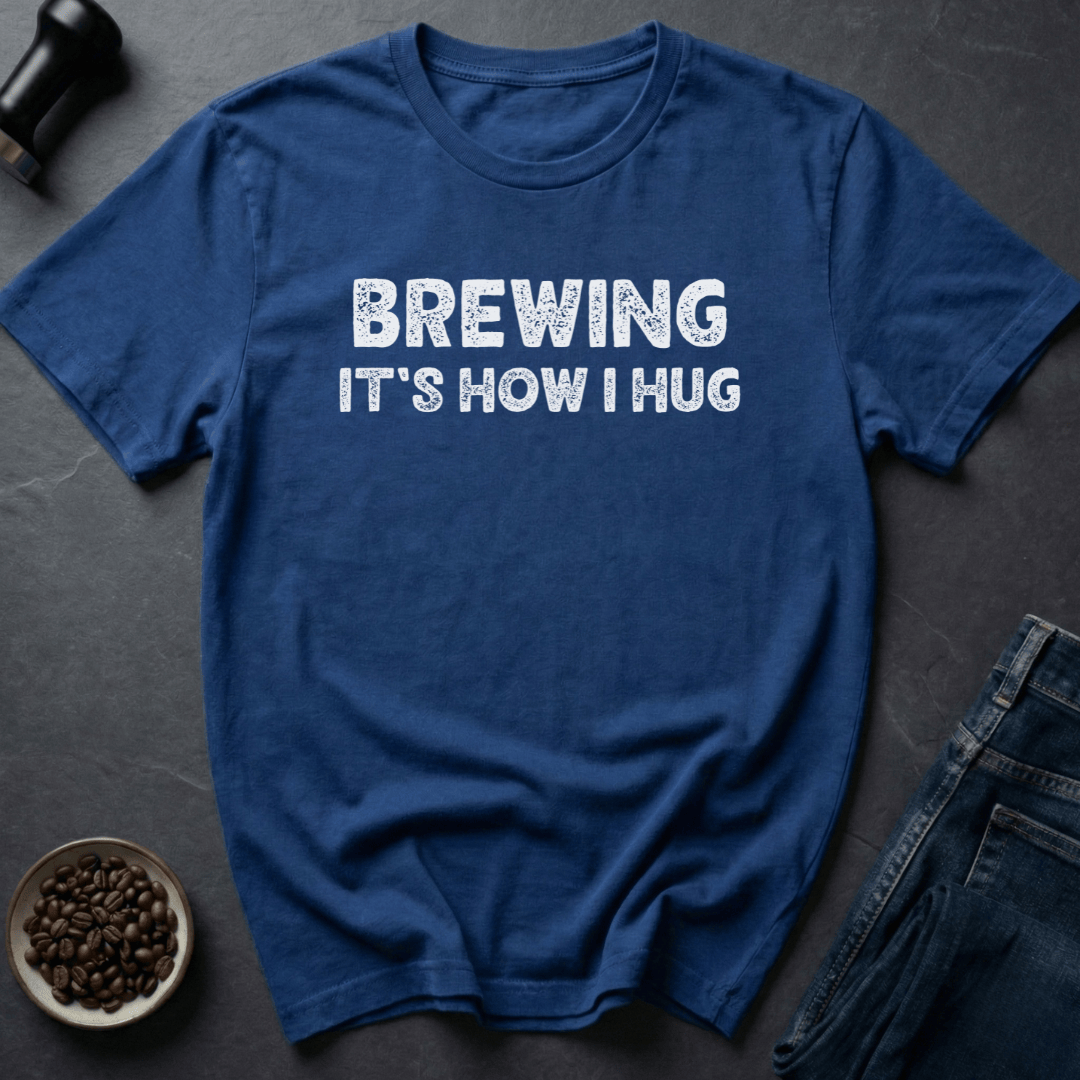 Coffee graphic Brewing T-Shirt in by Caffeine Dept