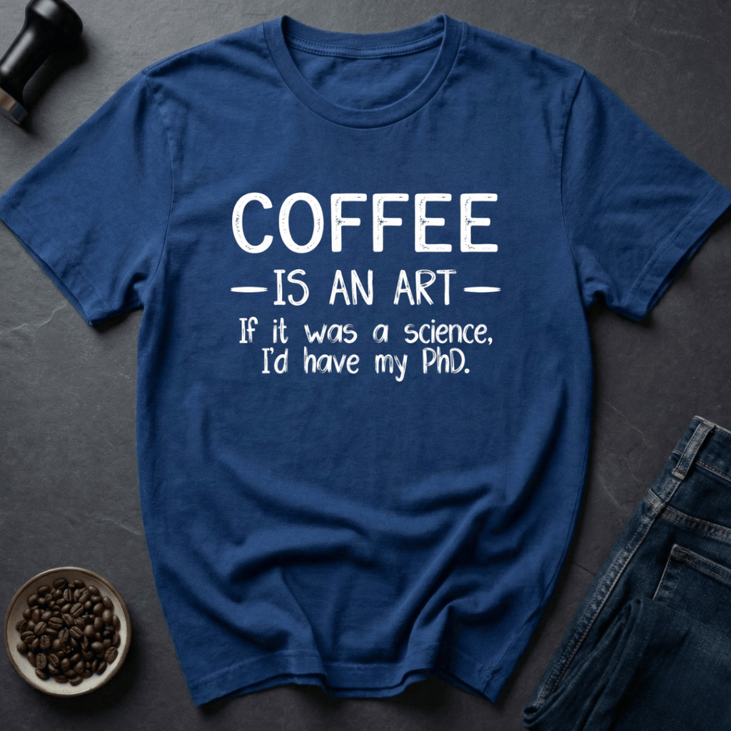 Coffee graphic Retro Barista T-Shirt in by Caffeine Dept