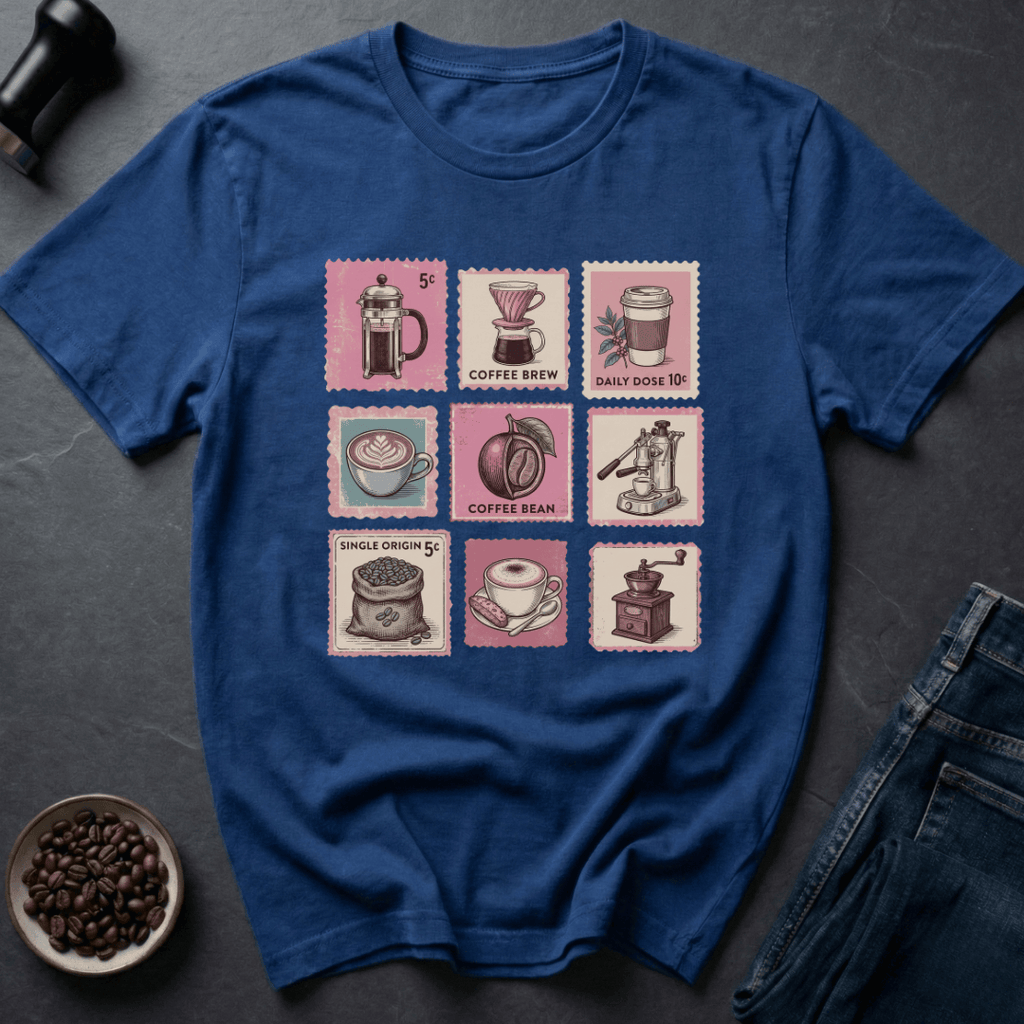 Coffee graphic Roast Post T-Shirt in by Caffeine Dept