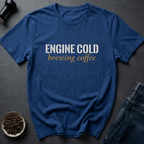 Coffee graphic Engine Cold T-Shirt in by Caffeine Dept