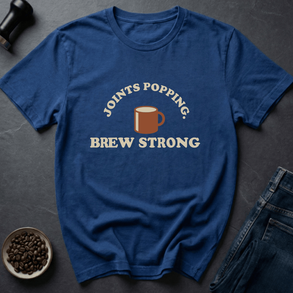 Coffee graphic Joints Popping T-Shirt in by Caffeine Dept