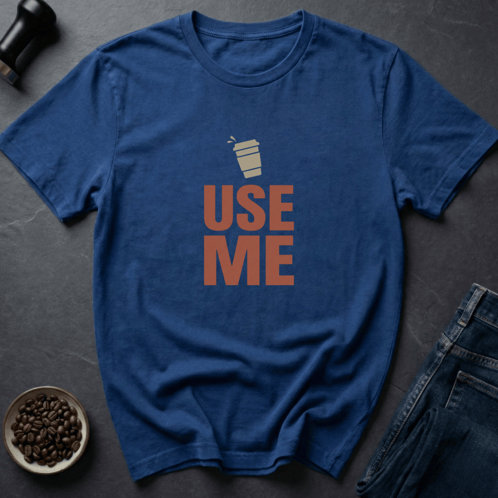 Coffee graphic Pick Me Coffee T-Shirt in by Caffeine Dept