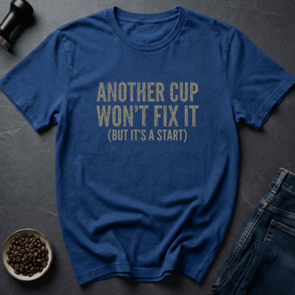 Coffee graphic Another Cup T-Shirt in by Caffeine Dept