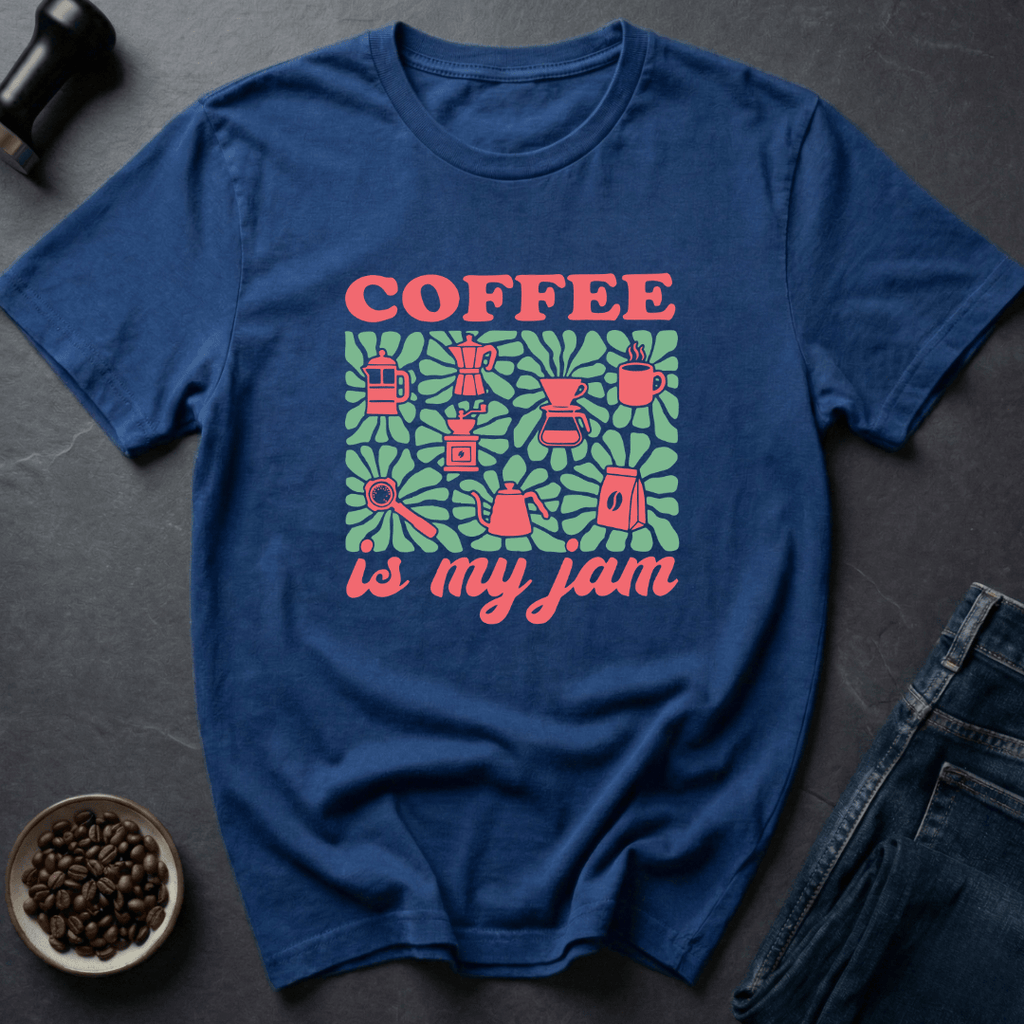 Coffee graphic Brew Mood T-Shirt in by Caffeine Dept
