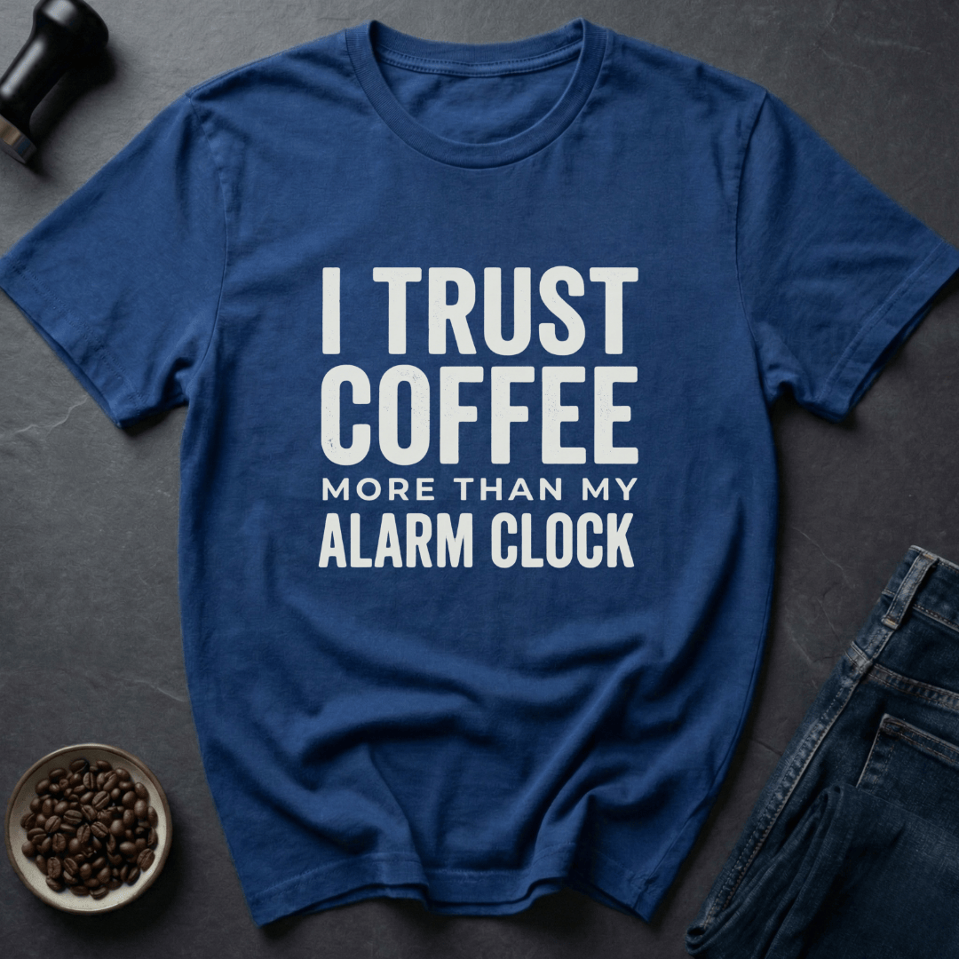 Coffee graphic Coffee Trust T-Shirt in by Caffeine Dept