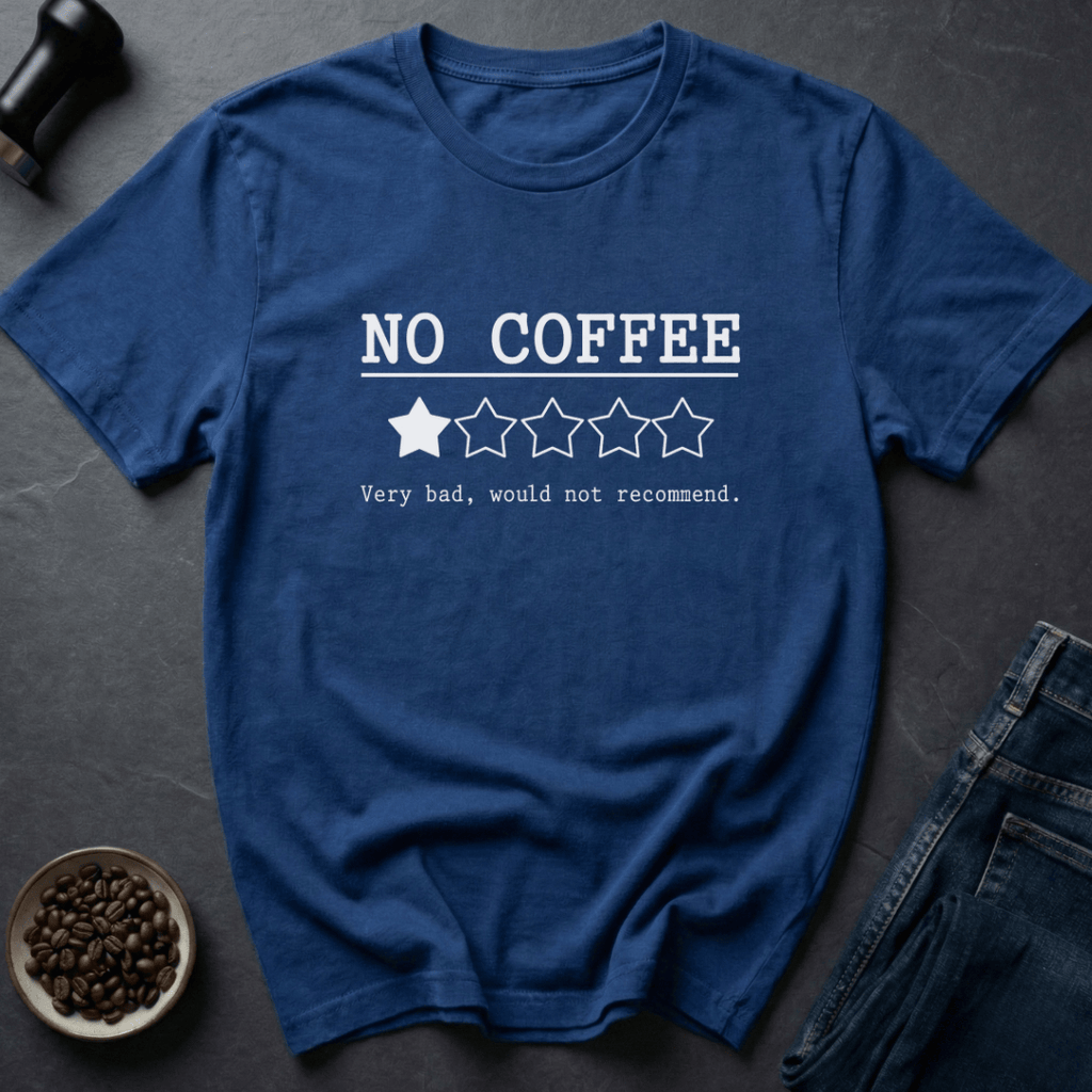 Coffee graphic Zero Brew T-Shirt in by Caffeine Dept