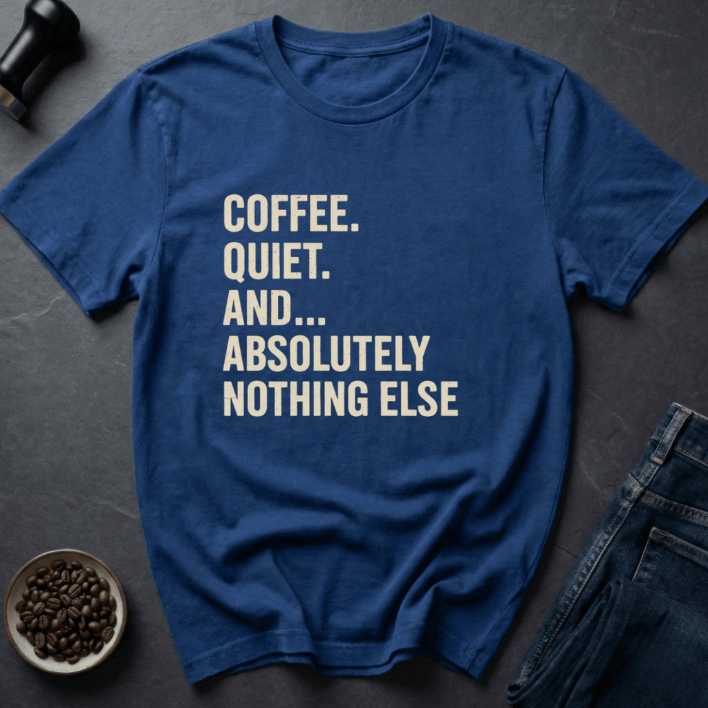 Coffee graphic Coffee Only T-Shirt in by Caffeine Dept