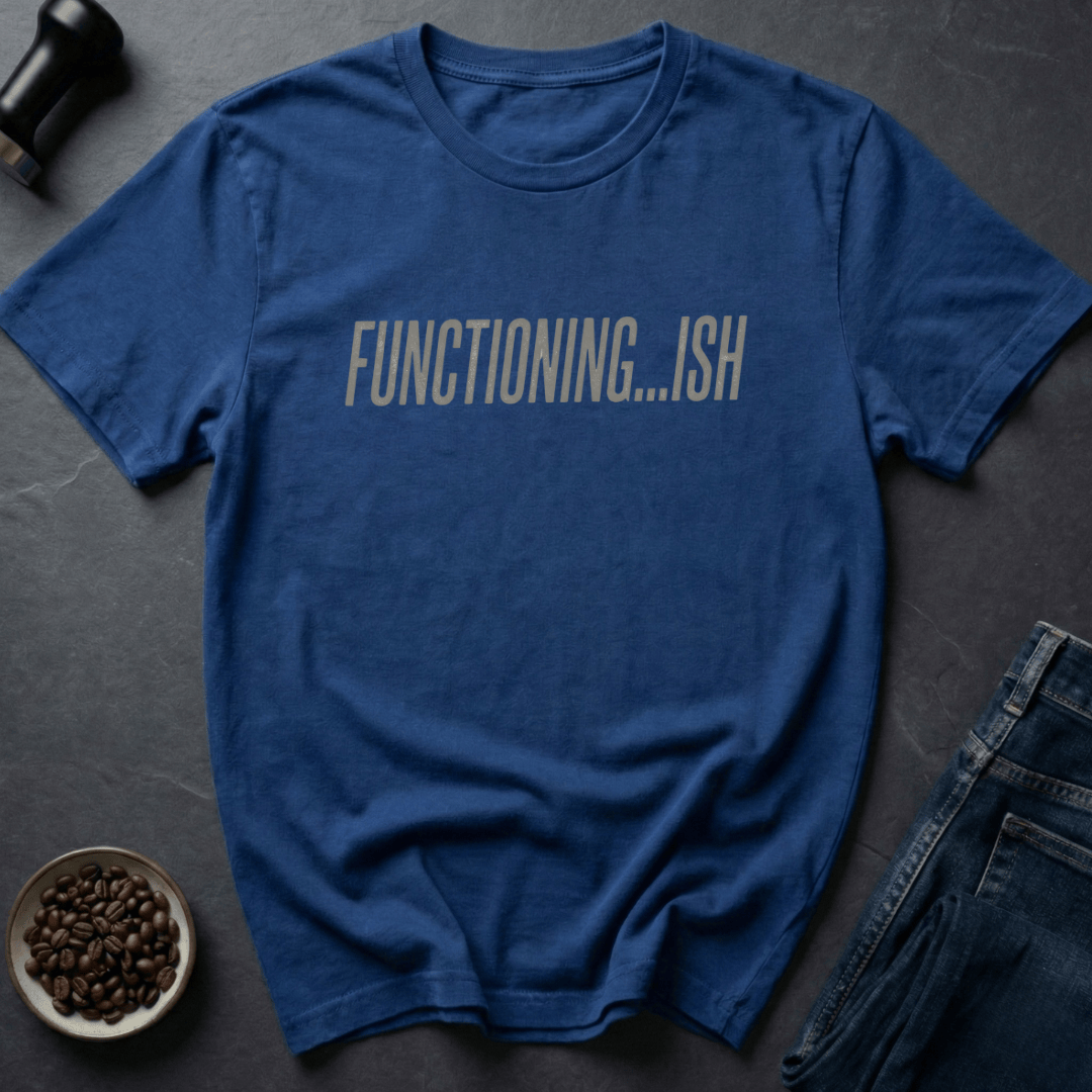 Coffee graphic Functioning-ish T-Shirt in by Caffeine Dept