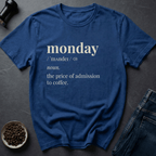 Coffee graphic Monday Fee T-Shirt in by Caffeine Dept