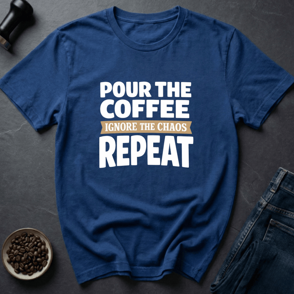 Coffee graphic Coffee Reset T-Shirt in by Caffeine Dept